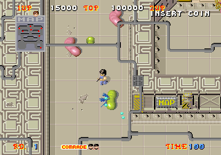 Snapshot of Alien Syndrome (set 4, System 16B, unprotected)